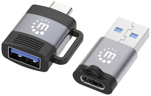 Manhattan USB 2.0 Adapter [2x USB 3.2 Gen 1 Buchse A (USB 3.0), USB 3.2 Gen 1 Buchse C (USB 3.0) - 2x USB 3.2 Gen 1 Stecker