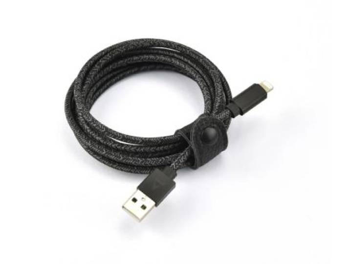 Adeqwat - Câble Lightning Vers Usb 2m Certifié Apple Noir