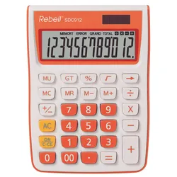 Rebell Tischrechner SDC912 orange/weiß