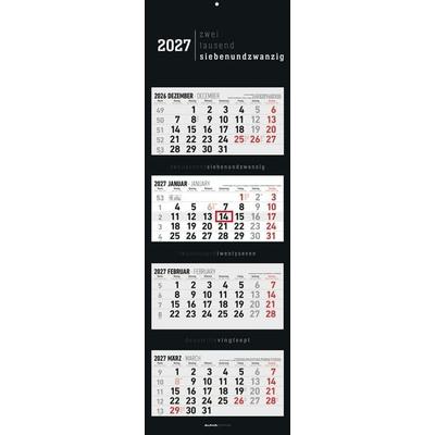 4-Monatskalender Black 2027