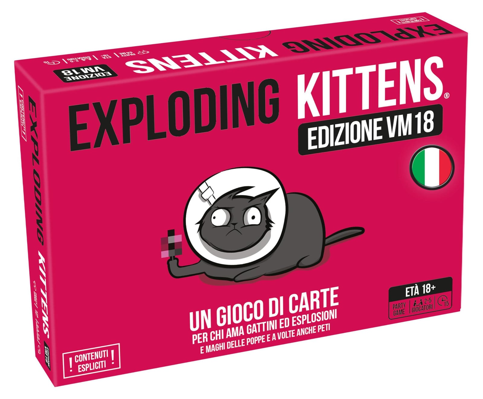 Asmodee Exploding Kittens VM18 Kaartspel Gezelschapsspel