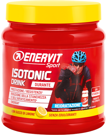 Enervit Isotonic Drink Limone 420g - Bevanda Isotonica per Idratazione e Resistenza