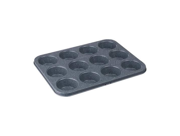 Denby Quantanium Finish muffinvorm Grijs, 12 stuks