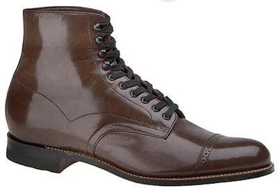 Stacy Adams Madison Hi Top - Mens 8.5 Brown Boot D