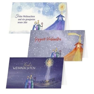 3er-Set Grußkarten DIN lang »Gesegnete Weihnachten«, Nonbook von , St. Benno
