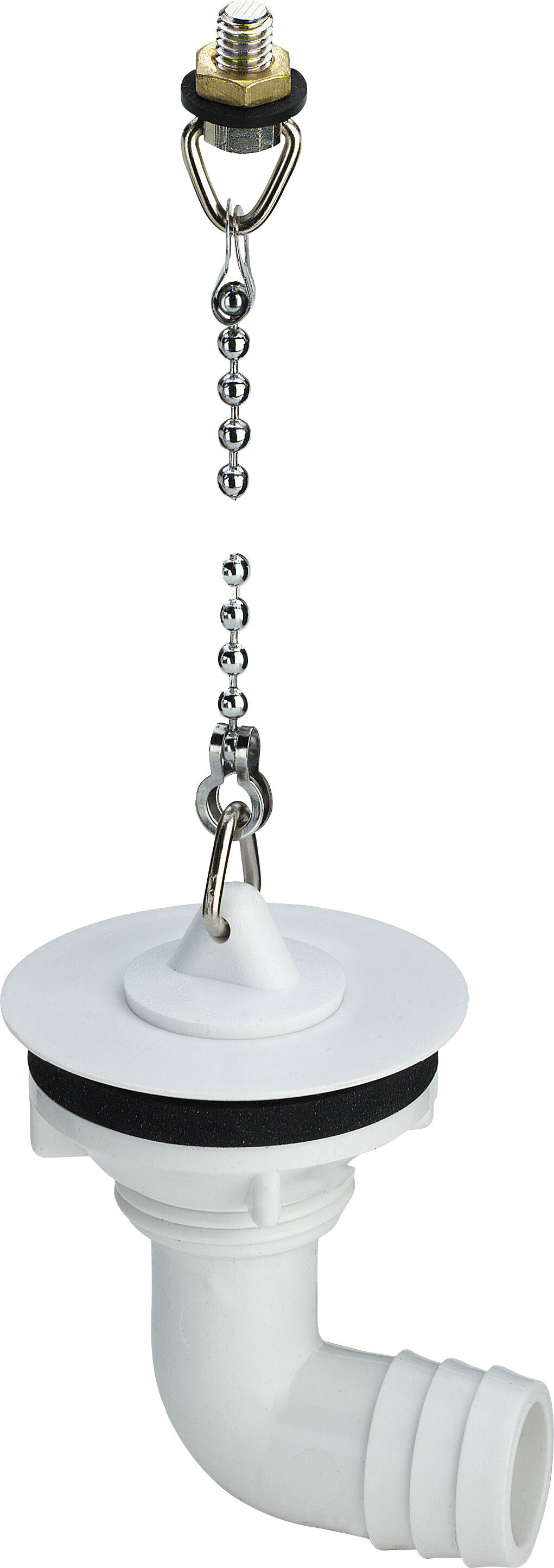 Viega vidange match0 125523 G 3 / 4xDN 50, plastique blanc, pour petit évier