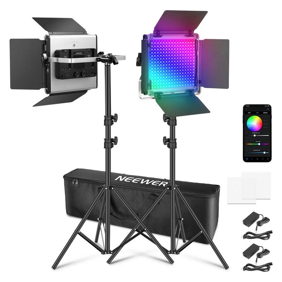Neewer Upgraded 660 PRO II RGB LED (Studioleuchte, Videoleuchte) (00242RDE)