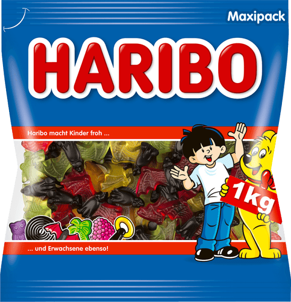 HARIBO Vampires Réglisse & Fruits - 1 kg