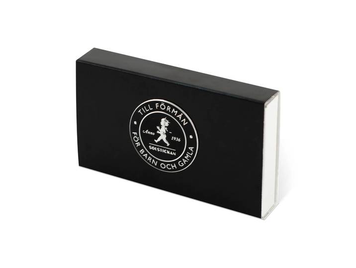 Solstickan Design Boîte d allumettes Solstickan, lot de 30 Noir'