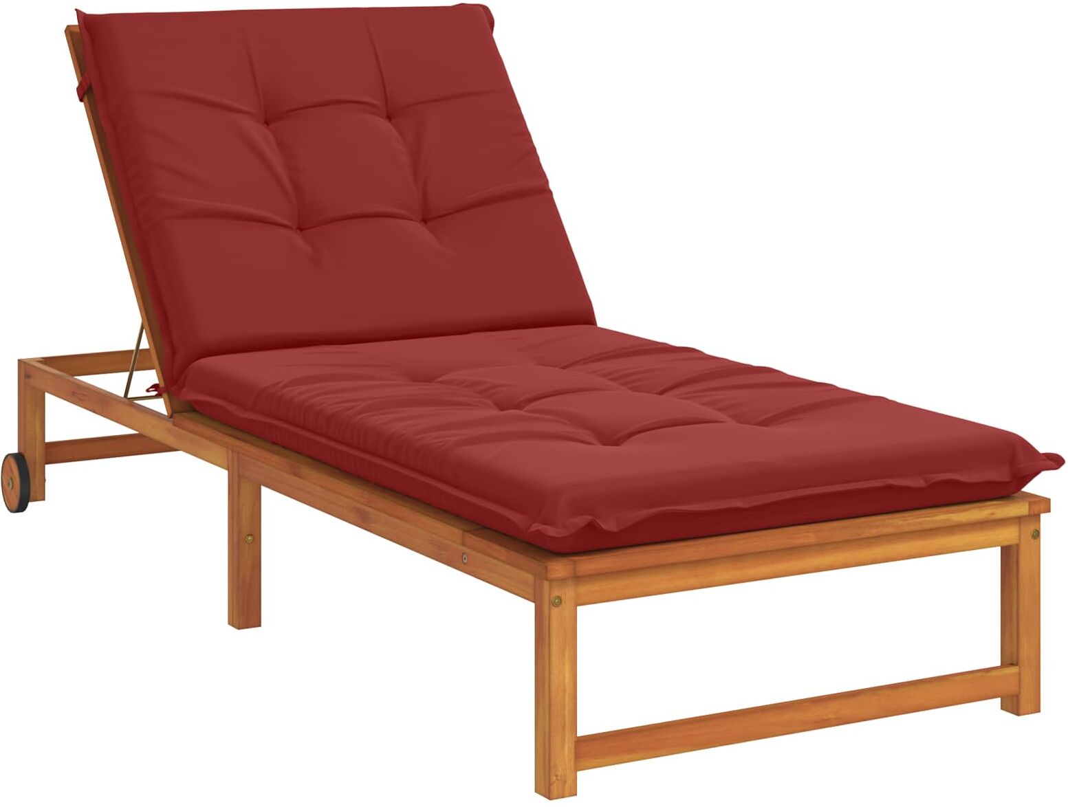 vidaXL Coussin de transat GEMERT 100 % polyester Bordeaux