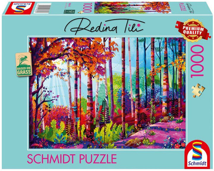 Puzzle 1000 pcs Au coeur de la forêt, Redina Tili - Schmidt