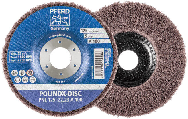PFERD Disques abrasifs POLINOX PNL 125-22,23 A 100 (44692261)