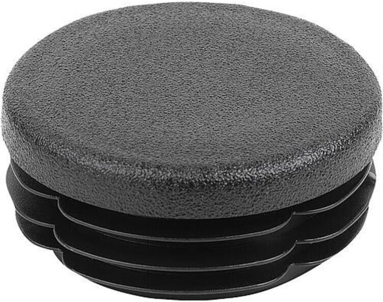 KIPP Verschlussstopfen Rundrohre D=60 Polyethylen schwarz (K0494.000603050)
