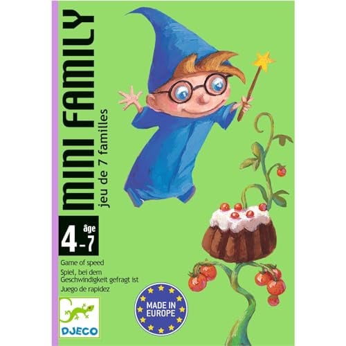 Djeco Mini Family kaartspel in meerdere kleuren