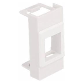 Delock Easy 45 Modul Keystone Halterung 22,5 x 45 mm, weiss (81353)