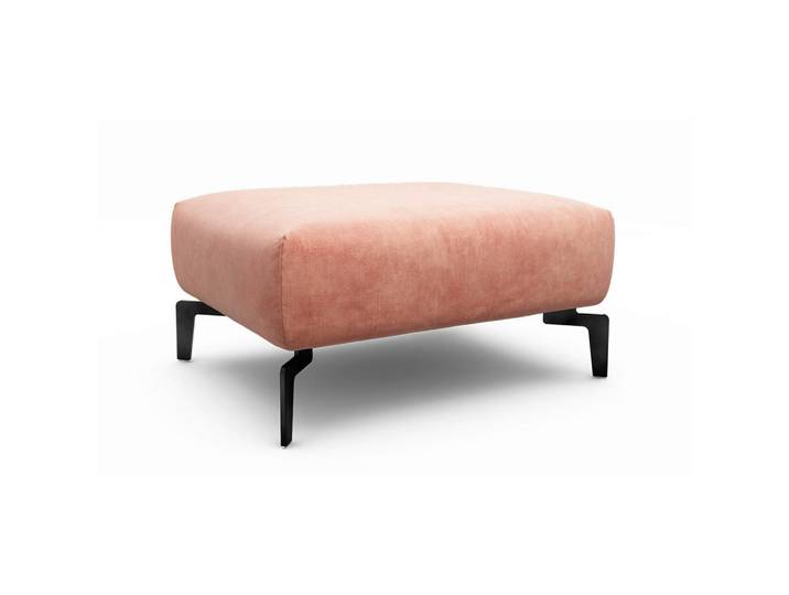 Sensoo Hocker Cosy, Rosa, Metall, 90x70x46 cm, Stoffauswahl, Wohnzimmer, Hocker, Sitzhocker