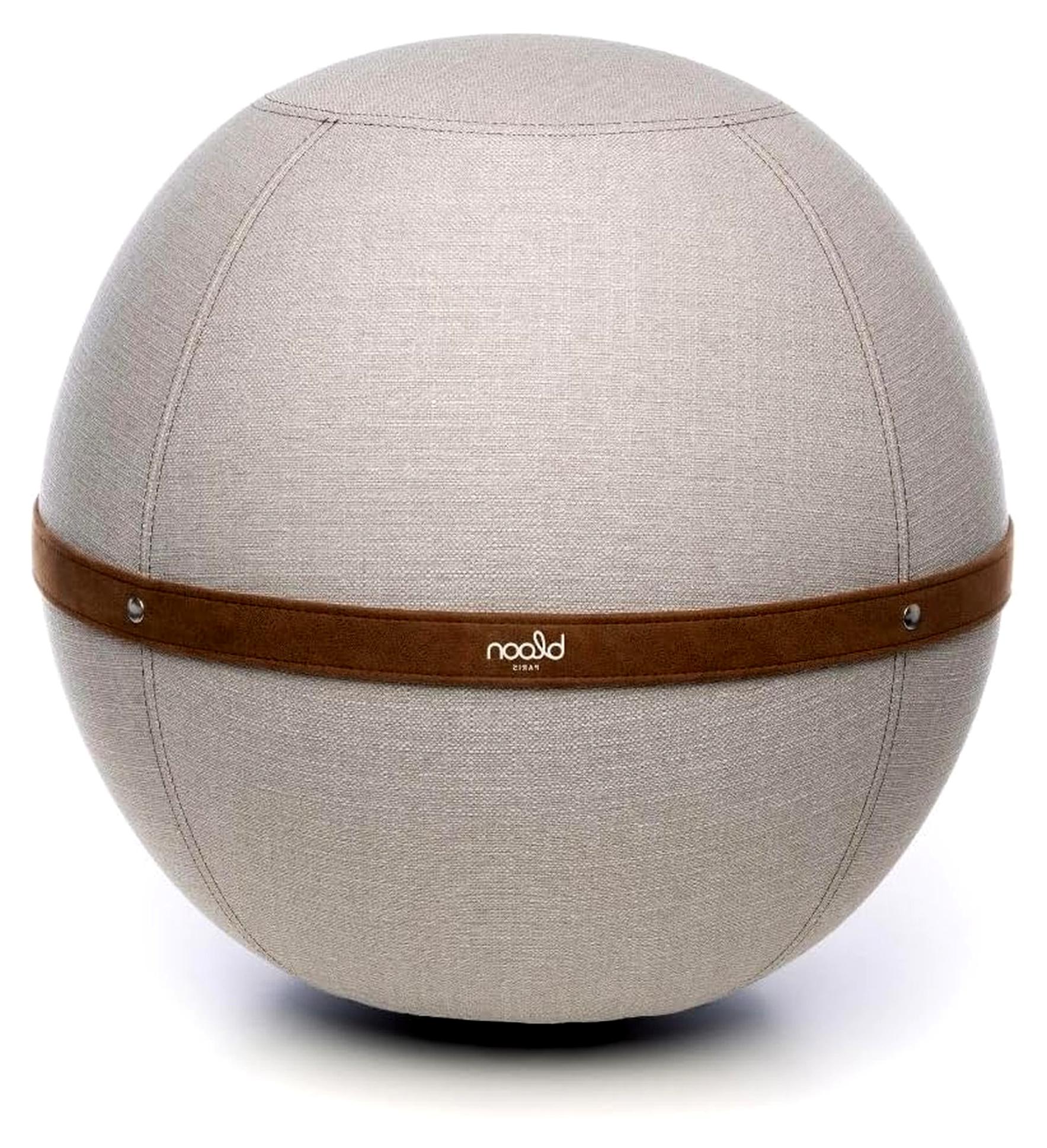 Bloon Sitzball für das Büro, ergonomisch, 65 cm | Rückenschmerzen, rutschfest, schmutzabweisend und robust | handgefertigt in Portugal | Farbe Elfenbein
