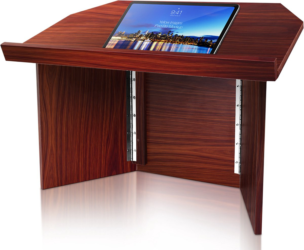 Pyle Opvouwbare Lessenaar – Draagbaar Spreekgestoelte voor Presentaties en Laptops, Hoogte: 68,5 cm, Breedte: 39,5 cm
