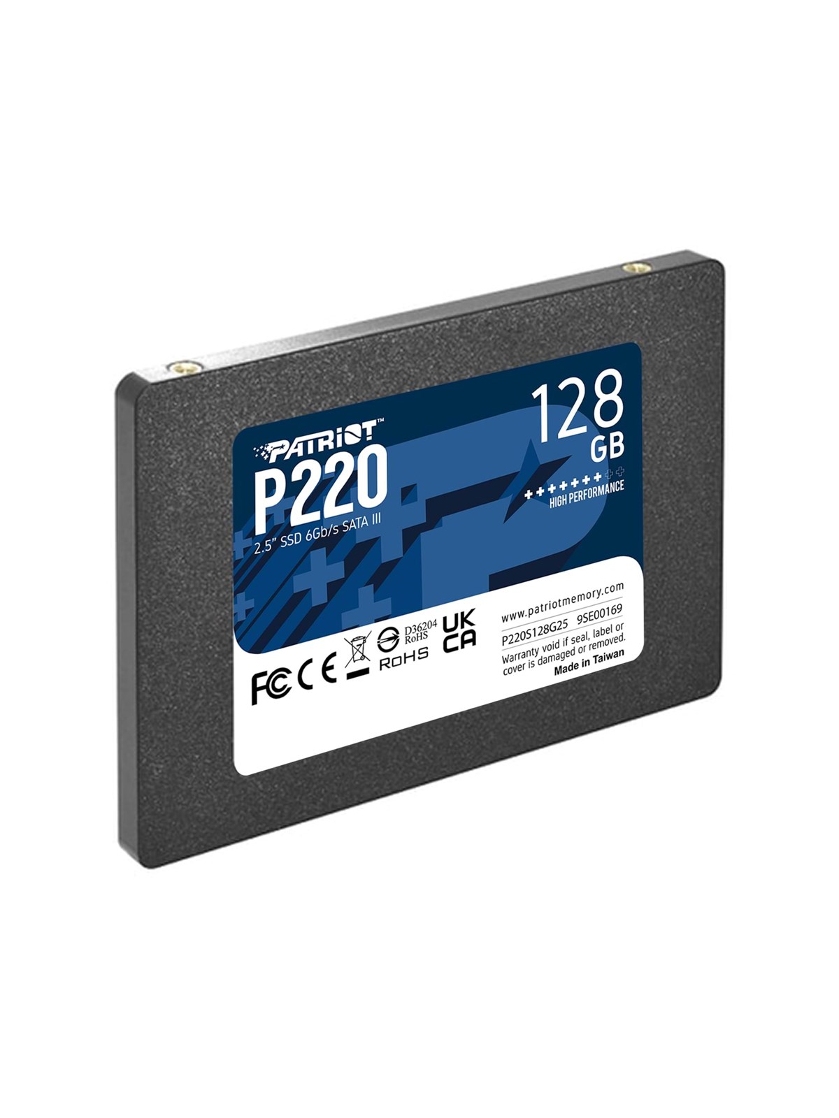 Patriot P220 SSD - 128GB - 2.5" - SATA-600