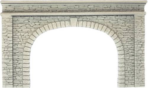 NOCH 58062 H0 Tunnel-Portal 2gleisig Hartschaum-Fertigmodell
