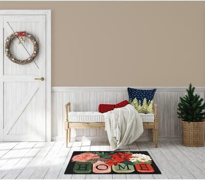 Lush Decor Frontporch Holiday Home Indoor/Outdoor Rug