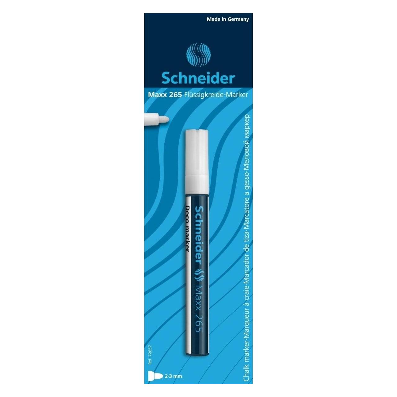 Magni Schneider Maxx 265 Kreidestift (2-3 mm Strichstärke, feucht abwischbar, wasserbasiert, geruchsneu (1x) (72657)