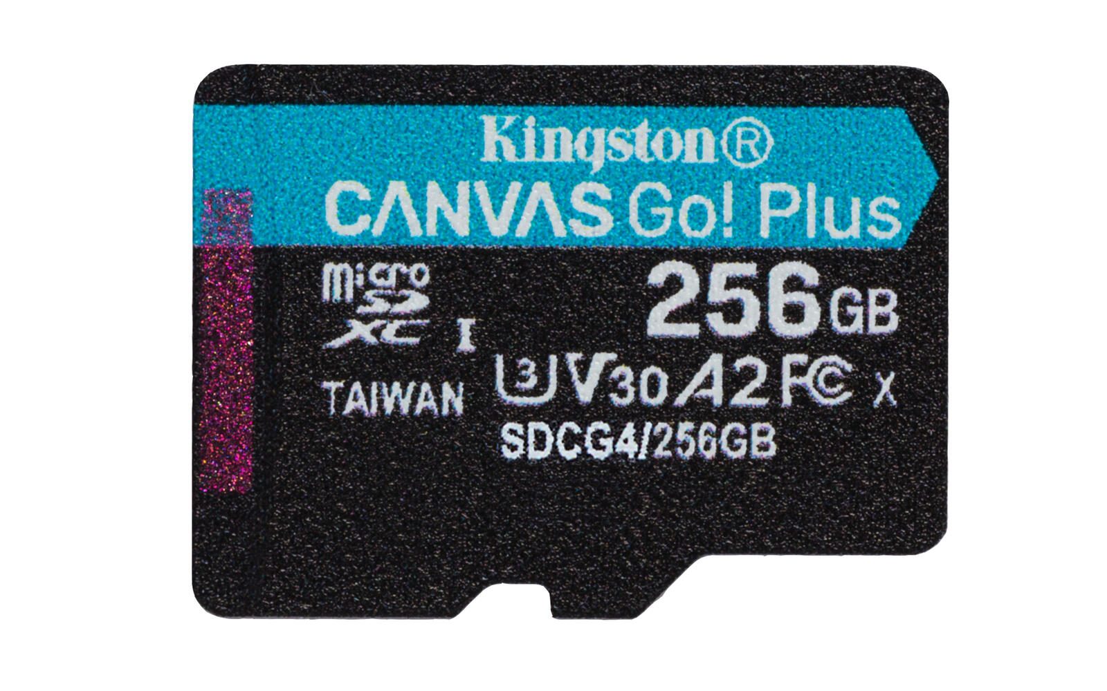 Kingston Canvas Go! Plus Flash-Speicherkarte - 256 GB SDCG4/256GBSP