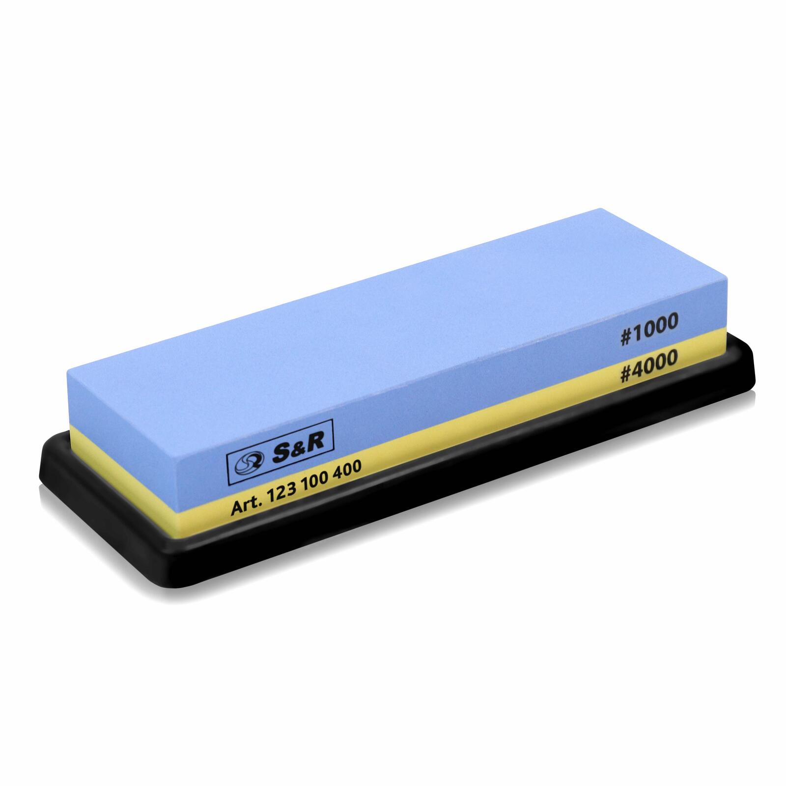S&R Schleifstein doppelseitig 123.100.400