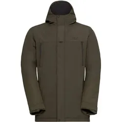 JACK WOLFSKIN Herren Funktionsjacke GLACIER SHIELD JKT M, Größe L in Grau Grau