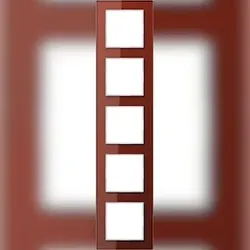Jung Glasrahmen 5-fach rt AC 585 GL RT AC585GLRT