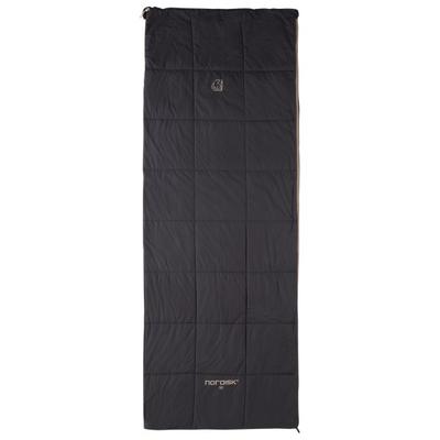 Nordisk - Sif +10° Blanket Sleeping Bag - Kunstfaserschlafsack Gr M - bis 175 cm Zip: Complete Schwarz