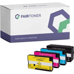 4er Multipack Set kompatibel für HP 712 DesignJet Studio Steel 24 Inch Druckerpatronen