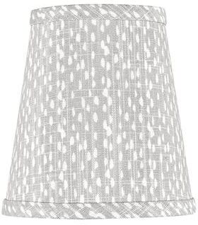 Limited Edition Riverbed Tall Chandelier Shade - French Gray - Ballard Designs