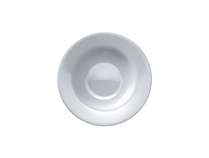 Alessi - Assiette creuse Platebowlcup - Blanc - Porcelaine - Designer Jasper Morrison