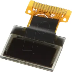 DEP064032A-Y - OLED, 64x32 px, gelb/schw., 0,5inch