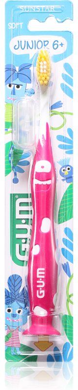 G.U.M Junior 6+ Monsters brosse à dents pour enfant 6+ 1 pcs
