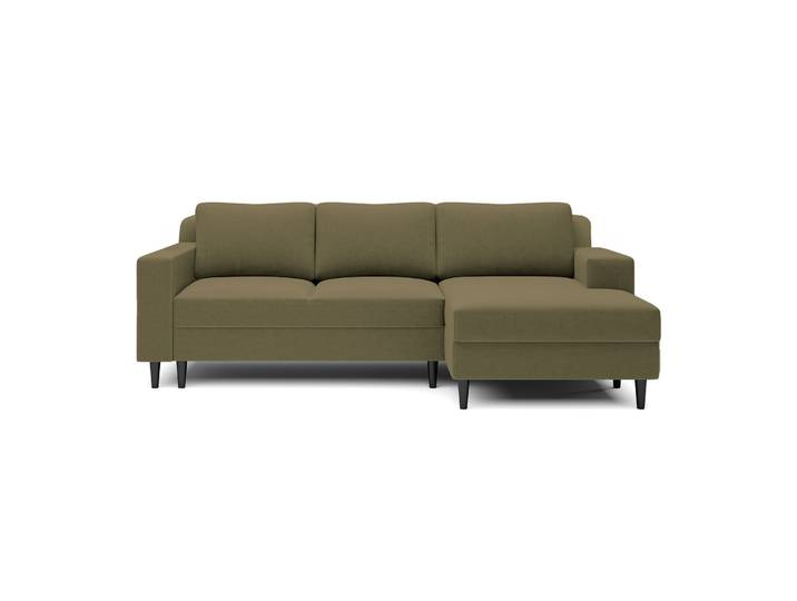 Ecksofa mit Schlafunktion Nalika, L-förmig, mit Stauraum,