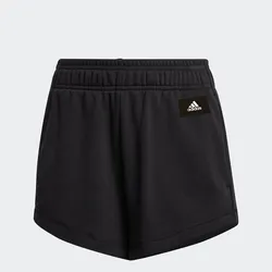 adidas Sportswear Recycled Cotton Damen Sport-Shorts schwarz - XL