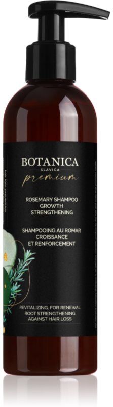 Soaphoria Botanica Slavica Rosemary Shampoo shampoing intense pour stimuler la repousse des cheveux et renforcer les racines 250 ml