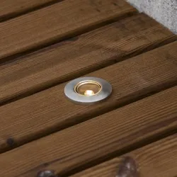 Konstsmide 7480-000 Bodenspot Erweiterungsset Edelstahl 304, klares Glas