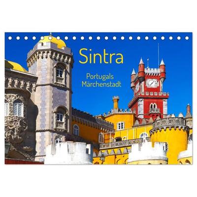 Sintra - Portugals Märchenstadt (Tischkalender 2027 DIN A5 quer), CALVENDO Monatskalender