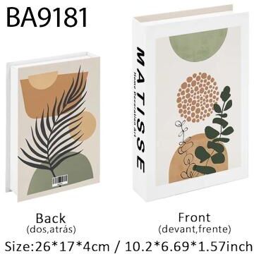 Uplift Essentials Matisse & Bauhaus Decorative Books High Definition Literary Architectural Sculpture style 7 functional (open Storage)