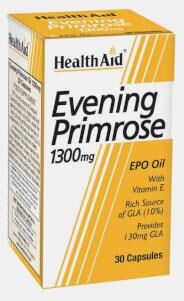 HEALTH AID EVENING PRIMROSE 1300mg 30 CAPSULAS