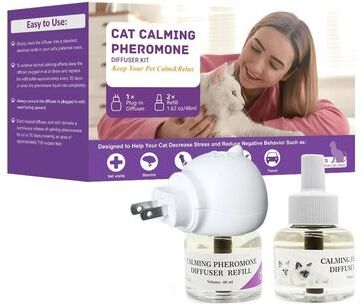 Uplift Essentials Advanced Feline Pheromone Calming Diffuser Kit value Pack