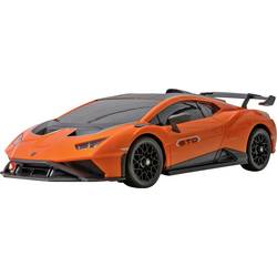 Amewi Lamborghini Huracan STO Drift Car Orange Brushed 1:18 RC Modellauto Elektro Drift Allradantrieb (4WD) RtR 2,4 GHz inkl. Akku und Ladekabel, inkl. 21119