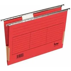 Hängemappe A4 mit Frosch rot 230g/qm Farbkarton, Beschriftungs-