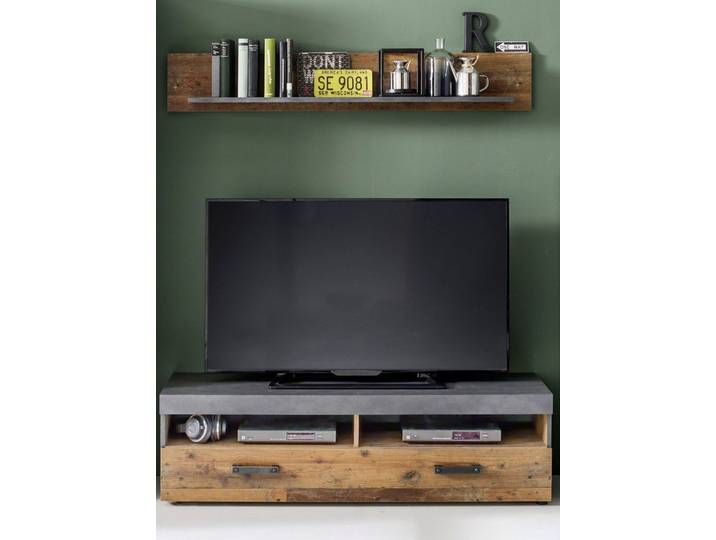 Home affaire Wohnwand Ilana, Komplettset bestehend aus: TV-Unterteil und Wandboard