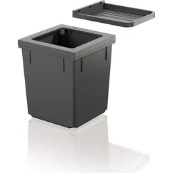 Müllex Einsatzbehälter MÜLLEX X-Line X40 L35 Water, Abfalleimer, Grau