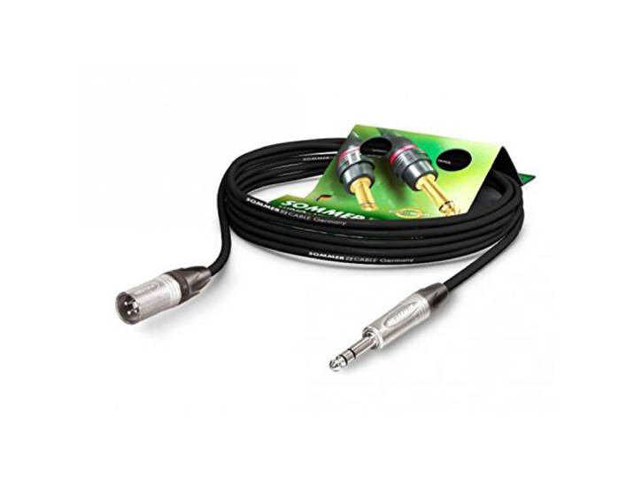 Sommer Cable SGN4-0100-SW Microkabel 1 m - Microfoonkabel