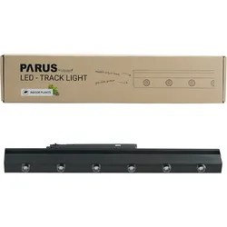 Parus by Venso LED Track Light Schwarz 60cm 30° , Stromschienenstrahler, Pflanzenlampe für Zimmerpflanzen LED Beleuchtung für Fassaden- und Wandbegrünung, Pflanzenlicht LED Vollspektrum Grow Light